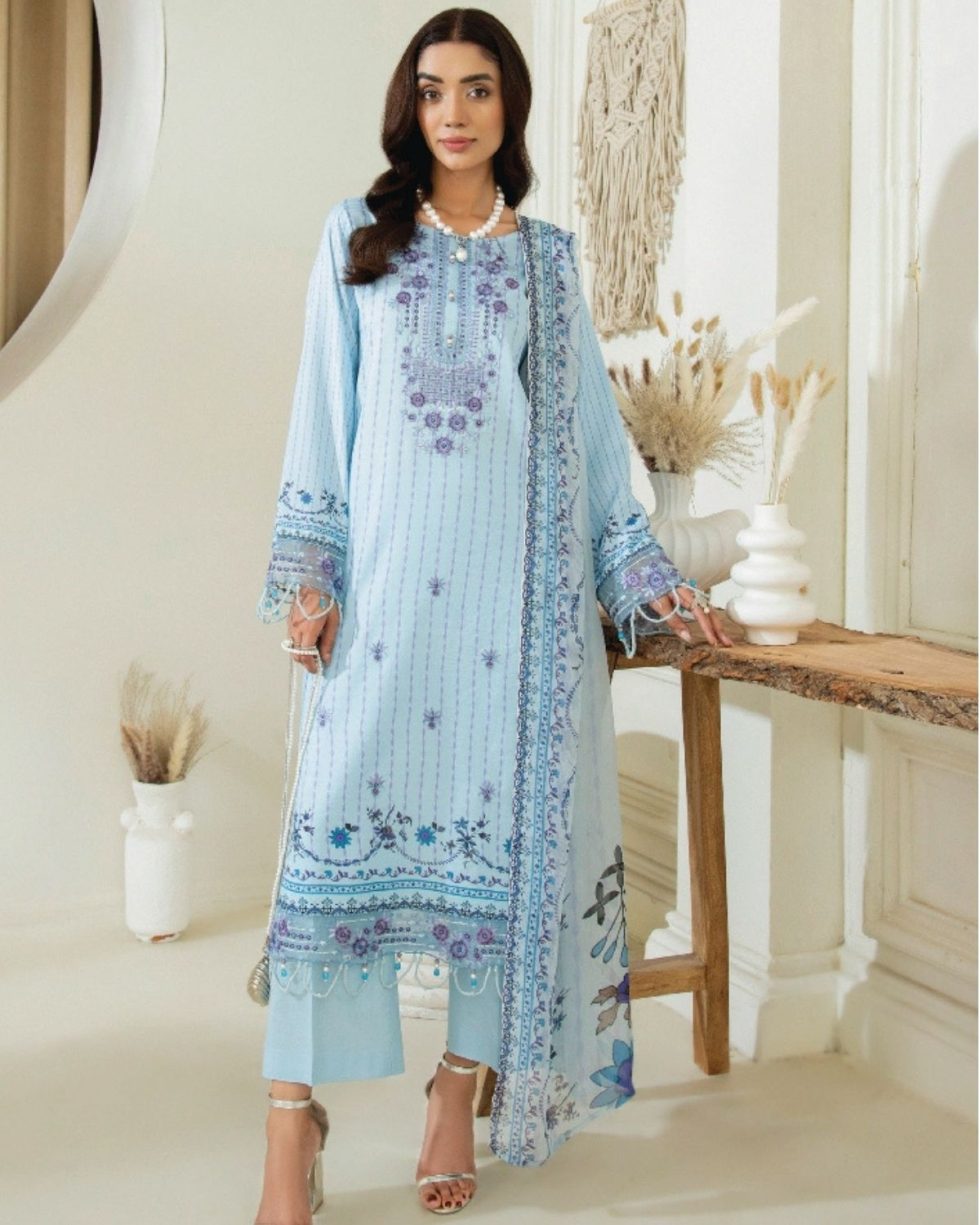 Embroidered Lawn Suit
