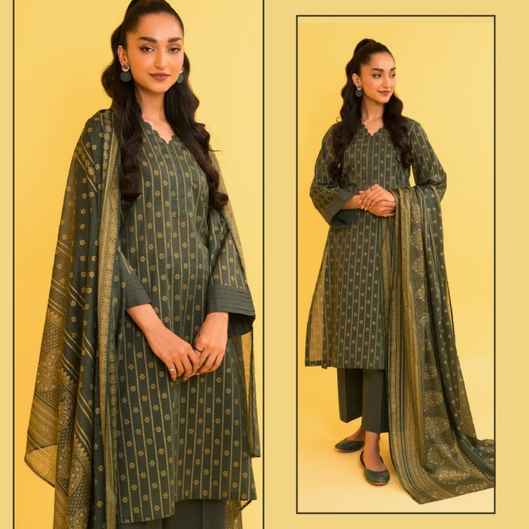 3 Piece – Printed Lawn Suit (Unstitched)