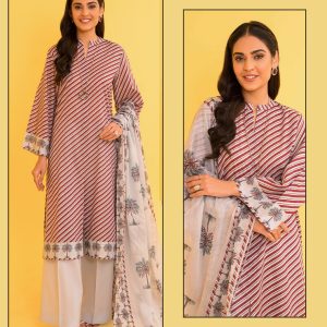 3 Piece – Printed Lawn Suit (Unstitched)